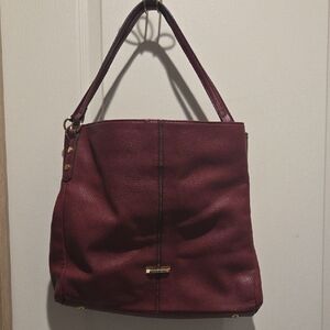 Anne Klein Deep Red Shoulder Bag